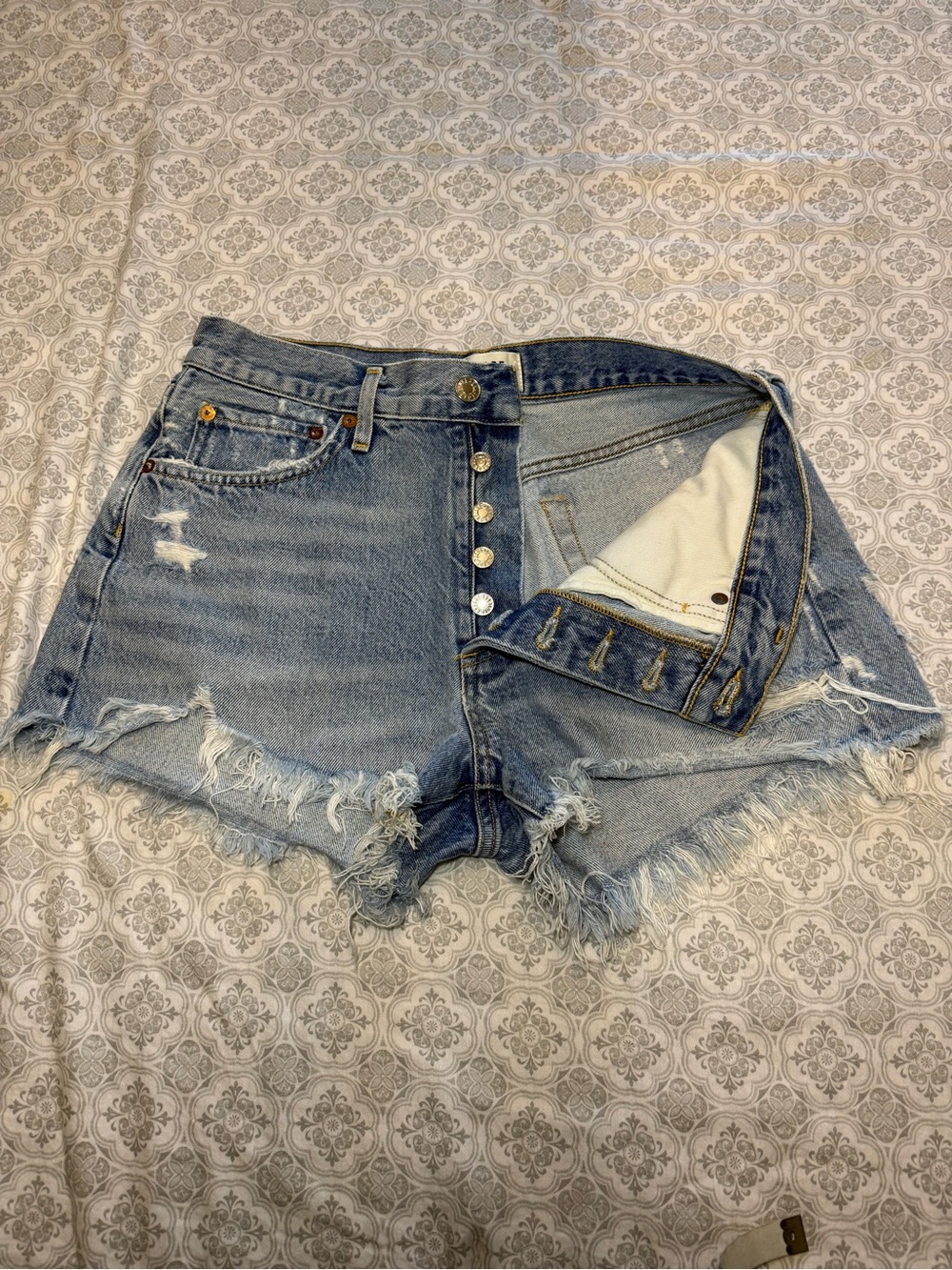 AGOLDE Parker Vintage Cut Off Short in Swapmeet Size 27 - Picture 8 of 15
